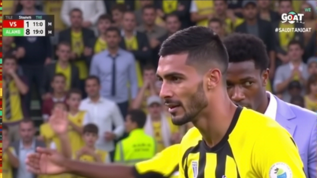 Al-Ittihad conquista vitória emocionante de 2-1 sobre Al-Taawon com gol decisivo de Houssem Aouar