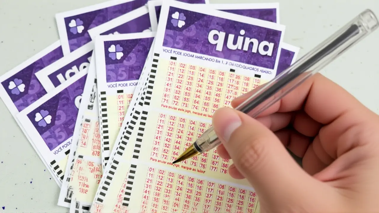 Quina 6902 acumula: números sorteados são 08, 24, 44, 57 e 65; prêmio vai a R$ 4 milhões